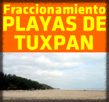 Tuxpan - Fraccionamiento PLAYAS DE TUXPAN<br>Se venden Lotes con Playa y Laguna desde<br>1,050 M2 a sólo $300.00 el M2