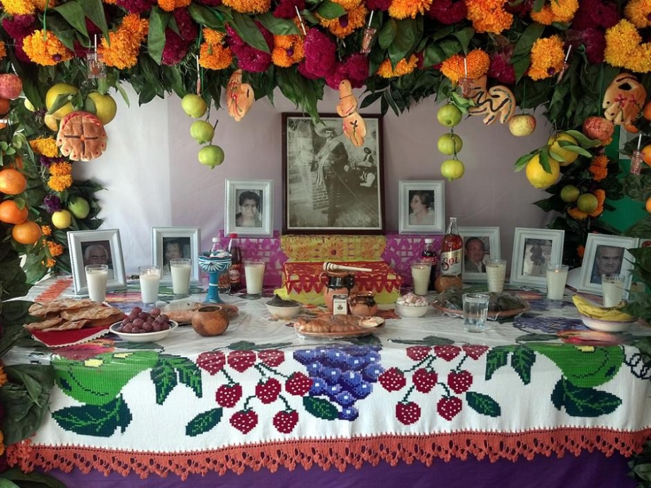 Altar de día de muertos de la escuela Secundaria Emiliano Zapata, Tuxpan, Veracruz